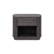 NPD Furniture Wimberly Nightstand/Side Table in Charred Black