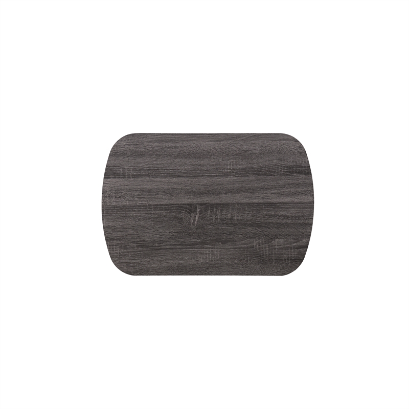 NPD Furniture Wimberly Nightstand/Side Table in Charred Black