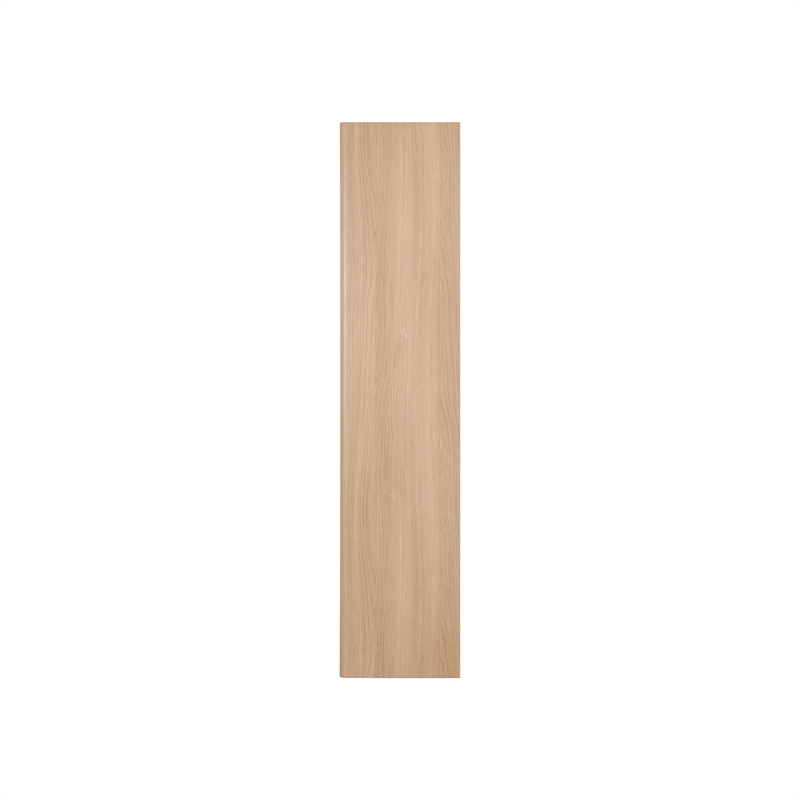 NPD Furniture Fortville KD Bookshelf 2 Doors in Light Oak