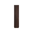 NPD Furniture Dreighton KD Bookcase 2 Drawers in Coffee Brown