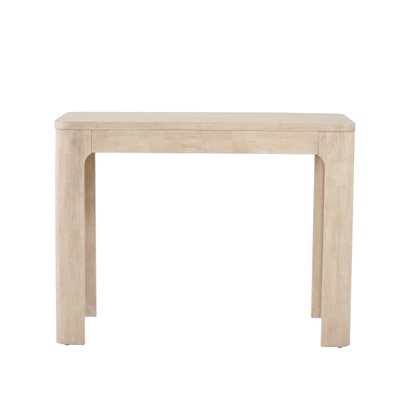 NPD Furniture Trevin KD Small Desk 1 Drawer in Weathered Sand