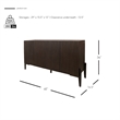 New Pacific Direct Baylor KD Sideboard 4 Doors in Dark Brown