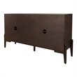 New Pacific Direct Baylor KD Sideboard 4 Doors in Dark Brown