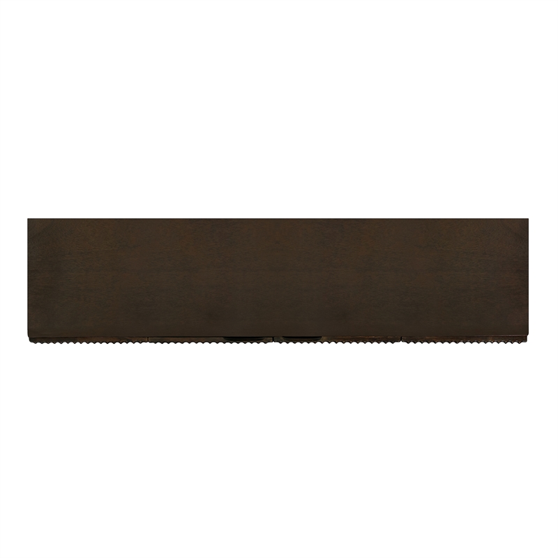 New Pacific Direct Baylor KD Sideboard 4 Doors in Dark Brown