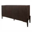 New Pacific Direct Baylor KD Sideboard 4 Doors in Dark Brown