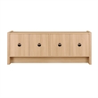 NPD Furniture Fortville KD Sideboard 4 Doors in Light Oak