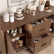 NPD Furniture Bloomfield Sideboard 2 Drawers + 2 Doors in Dark Walnut