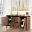 NPD Furniture Bloomfield Sideboard 2 Drawers + 2 Doors in Dark Walnut
