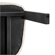 NPD Furniture Hailey Boucle Dining Side Chair Black frame in Beige
