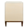 NPD Furniture Brinley KD Nightstand/Side Table 3 Drawers Walnut Legs