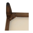 NPD Furniture Brinley KD Nightstand/Side Table 3 Drawers Walnut Legs