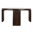 NPD Furniture Londyn KD Round Coffee Table in Dark Brown
