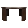 NPD Furniture Londyn KD Round Coffee Table in Dark Brown