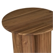 NPD Furniture Petrilio KD Side/End Table in Hazelnut Brown