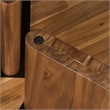 NPD Furniture Petrilio KD Side/End Table in Hazelnut Brown