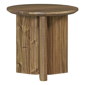 NPD Furniture Petrilio KD Side/End Table in Hazelnut Brown