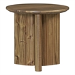 NPD Furniture Petrilio KD Side/End Table in Hazelnut Brown