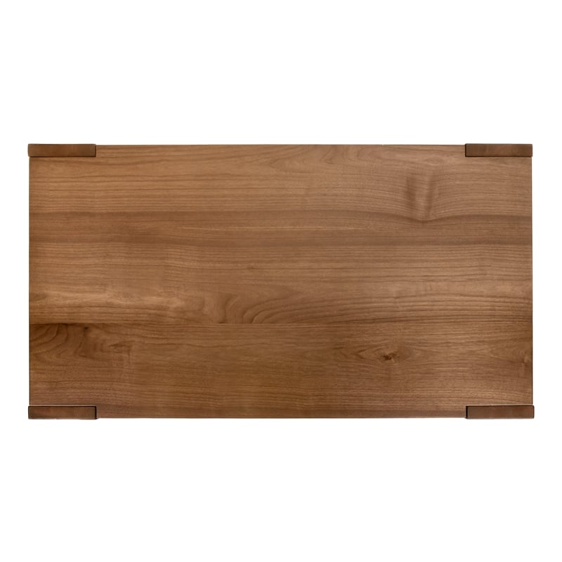NPD Furniture Morton KD Rectangular Coffee Table in Rustic Walnut