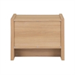 NPD Furniture Fortville KD Nightstand/Side Table 2 Drawers in Light Oak