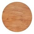 NPD Furniture Zeke Rattan Side/End Table w/ Wood Top in Honey