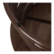 New Pacific Direct Zeke Rattan Coffee Table w/ Wood Top in Espresso Brown
