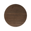 NPD Furniture Mayville Solid Wood Side/End Table in Dark Walnut