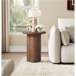 NPD Furniture Mayville Solid Wood Side/End Table in Dark Walnut