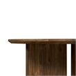 NPD Furniture Petrilio KD Round Coffee Table in Hazelnut Brown