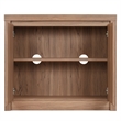 NPD Furniture Larson Cabinet 2 Doors in Terra Oak