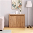 NPD Furniture Larson Cabinet 2 Doors in Terra Oak