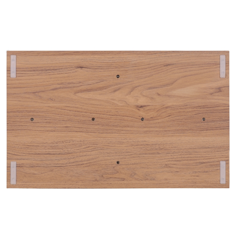 NPD Furniture Larson Side/End Table in Terra Oak