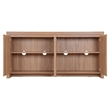 NPD Furniture Larson Buffet/Sideboard 4 Doors in Terra Oak