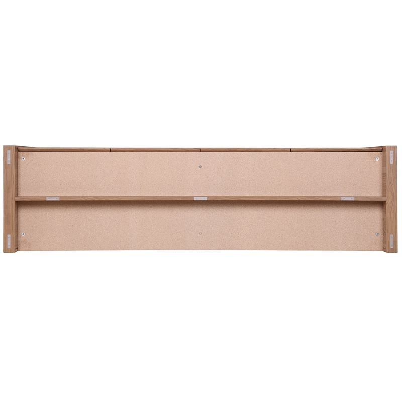 NPD Furniture Larson Buffet/Sideboard 4 Doors in Terra Oak