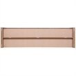 NPD Furniture Larson Buffet/Sideboard 4 Doors in Terra Oak