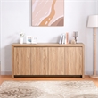 NPD Furniture Larson Buffet/Sideboard 4 Doors in Terra Oak