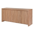 NPD Furniture Larson Buffet/Sideboard 4 Doors in Terra Oak
