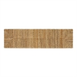 NPD Furniture Kanza Abaca Bench in Natural Banana Leaf & Solid Mahogany Wood