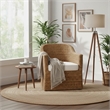New Pacific Direct Earwyn Abaca Accent Arm Chair in Natural