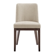 NPD Furniture Cayden Chenille Dining Side Chair in Millburry Beige