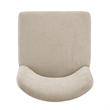 NPD Furniture Cayden Chenille Dining Side Chair in Millburry Beige