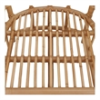 NPD Furniture Ayanna Rattan Dining Side Chair in Natural Wheat