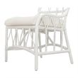 NPD Furniture Ayanna Rattan Dining Side Chair in White