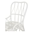 NPD Furniture Ayanna Rattan Dining Side Chair in White