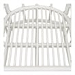 NPD Furniture Ayanna Rattan Dining Side Chair in White