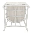 NPD Furniture Ayanna Rattan Dining Side Chair in White