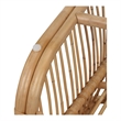 New Pacific Direct Maeva Rattan Accent Arm Chair in Natural Wheat