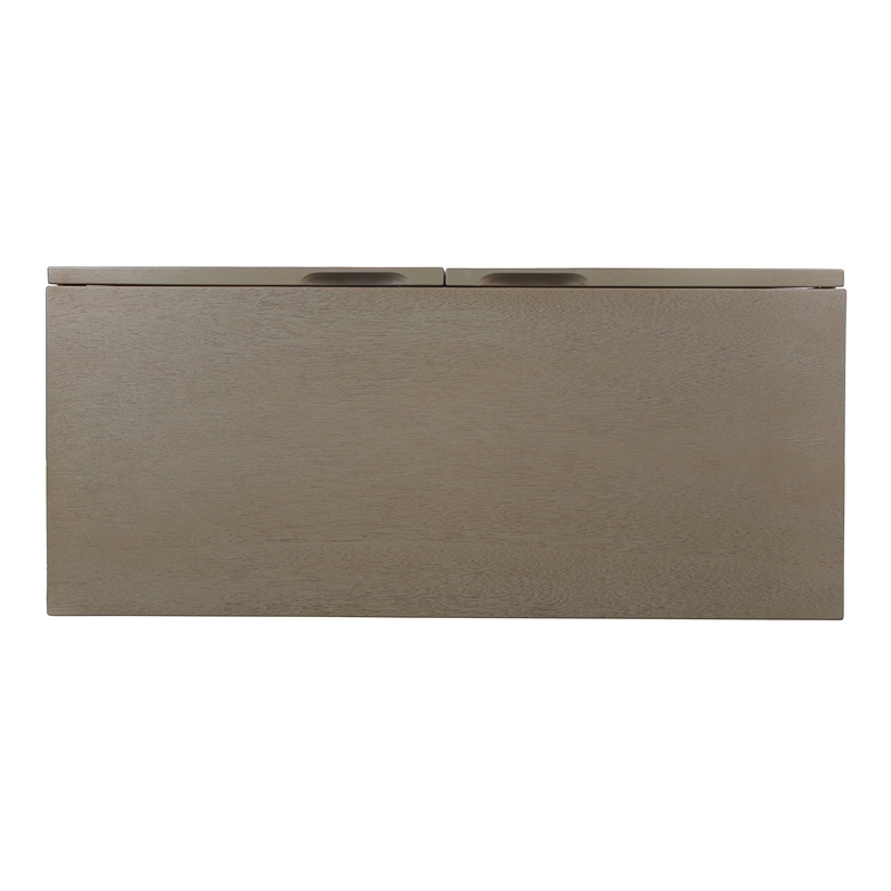 NPD Furniture Deria 2-Door Wood Cabinet in Sagewood