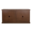 NPD Furniture Armoni 4-Door Wood Buffet in Walnut
