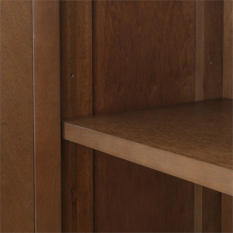 NPD Furniture Armoni 4-Door Wood Buffet in Walnut