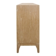 NPD Furniture Chantilly 4-Door Wood Buffet in Brushed Sand